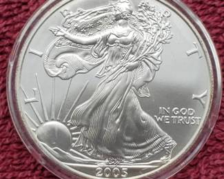2005 American Silver Eagle in Airtite
