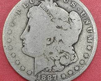 1887-O Morgan Silver Dollar--90% Silver
