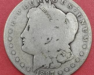 1887-O Morgan Silver Dollar--90% Silver
