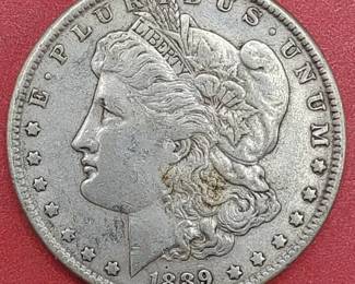 1889 Morgan Silver Dollar--90% Silver
