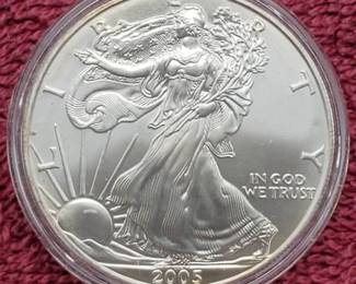 2005 American Silver Eagle in Airtite
