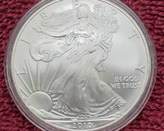 2010 American Silver Eagle in Airtite
