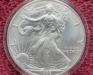 1998 American Silver Eagle in Airtite
