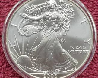 2005 American Silver Eagle in Airtite
