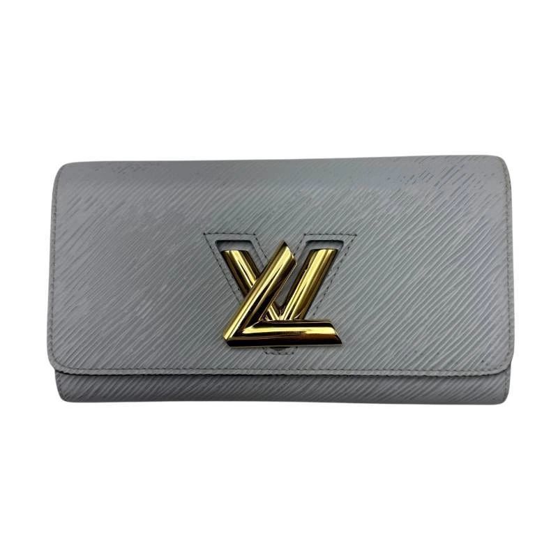 Louis Vuitton Twist Long Wallet in Light Gray Epi Leather