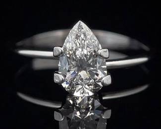 1.07 Carat Lab-Grown Loose Diamond Pear Cut (IGI Certified)