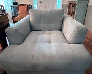 $125 Suede oversized chair