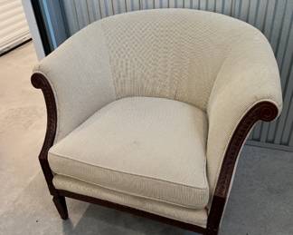 A beautiful and elegant Art Deco style 'tub' or club chair. VERY comfortable! 