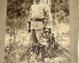 Could this be a pic of Teddy himself posing at Camp Cuba Libre in 1898.