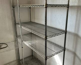 Chrome metal wire Commercial Kitchen racks (there are 4)