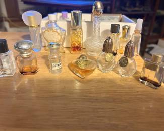 sampling of the perfume bottle collection