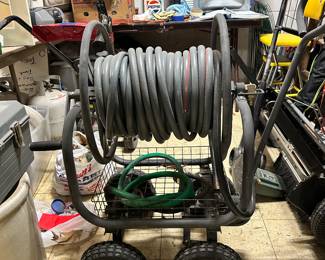 4 wheel hose cart