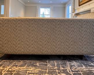 Mid-Century Modern Style Two-Seat Sofa - 2 Matching Available. Each Measures 74" W x 38" D. Photo 4 of 4.