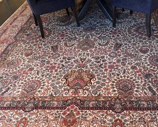 Hand-Knotted Wool Tabriz Rug. Measures 10' 1" x 14" 8". Photo 1 of 5.