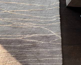 Abstract Wool Rug. Measures 9' 8" x 7' 8". Photo 2 of 3.