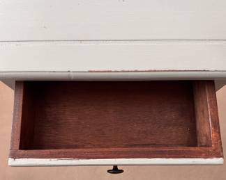 Pair of Custom Painted Antique Side Table. Each Measures 20" W x 15" D x 29" H. Photo 5 of 5.