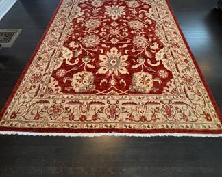 Wool Rug. Measures 8' x 9' 8". Photo 1 of 3.