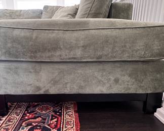 Two-Piece Sectional Sofa with Right Facing Chaise. Measures 117" W x 38" D. Chaise Measures 85" L. Photo 4 of 4.