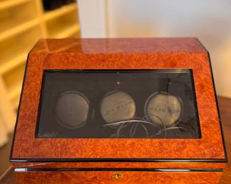 Orbita 3 Watch Burl Wood Watch Winder. Photo 1 of 2.
