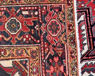 Hand-Knotted Heriz Wool Rug. Measures 10' 3" x 7' 8". Photo 3 of 3.