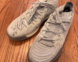 Zach Lavine Autographed Game Shoes. Photo 3 of 3.