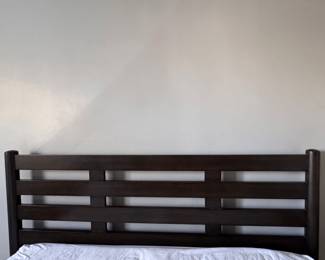 Crate & Barrel Queen Bed Frame - 2 Matching Available. Each Measures 67" W x 83" L. Photo 2 of 3.