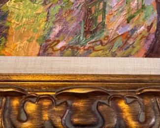 Oil on Canvas. Signed By Artist. Measures 32" W x 29" H Overall. Photo 2 of 2.