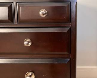 Martha Stewart Signature for Bernhardt Mahogany Chest of Drawers. Measures 49" W x 22" D x 49" H. Photo 3 of 5.