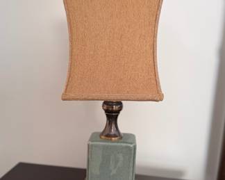 Glazed Ceramic Table Lamp.