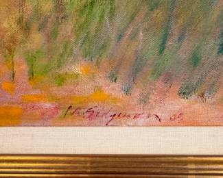 "Opulence," Oil Painting. Signed by Local Artist Mark Sedgeman. Measures 36" x 24"; 43" x 31" Overall. Photo 2 of 4.