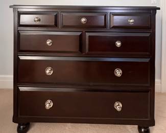 Martha Stewart Signature for Bernhardt Mahogany Chest of Drawers. Measures 49" W x 22" D x 49" H. Photo 1 of 4.