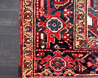 Hand-Knotted Heriz Wool Rug. Measures 10' 3" x 7' 8". Photo 2 of 3.