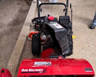 Yard Machine Snow Blower. 