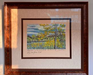 "Along The Huron River" Series by Susan Price. Each Each Measures 21" W x 18" H Overall. Photo 19 of 20.