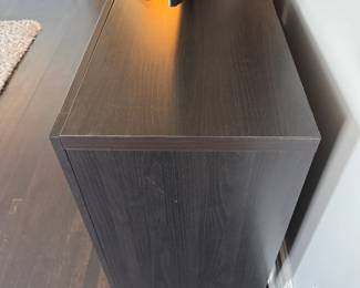 Crate & Barrel Media Console. Measures 71" W x 16" D x 29" H. Photo 2 of 2.