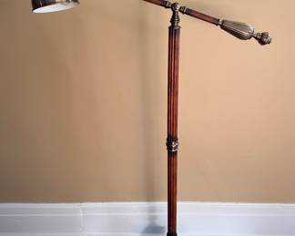 Pharmacy Task Floor Lamp. Measures 48" H x 30" W As Shown.