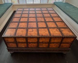 Pulaski Espaigne Cocktail Table with Drawers. Measures 45" x 45" x 20" H. Photo 1 of 5.