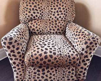 Lane Furniture Leopard Print Recliner - 2 Available. Each Measures 40" W x 36" D. Photo 1 of 2.