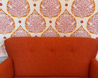 Orange Loveseat. Photo 2 of 2. 