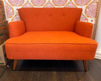 Orange Loveseat. Photo 1 of 2. 