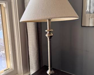 Metal Table Lamp. Measures 25" H.
