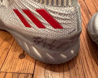 Zach Lavine Autographed Game Shoes. Photo 2 of 3.