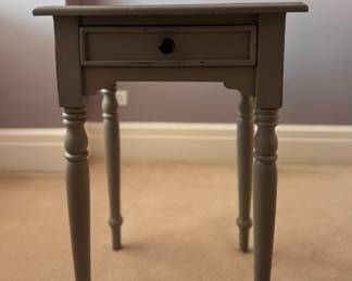 Pair of Custom Painted Antique Side Table. Each Measures 20" W x 15" D x 29" H. Photo 1 of 5.