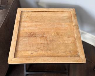 Wood & Iron Side Table. Measurements to Come! Photo 2 of 3.