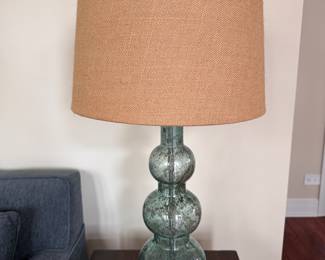 Pair of Triple Gourd Table Lamps. 