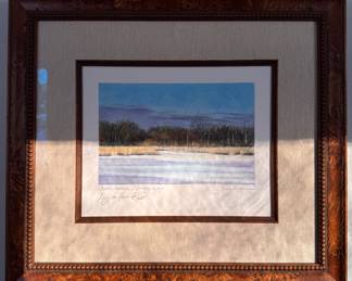 "Along The Huron River" Series by Susan Price. Each Each Measures 21" W x 18" H Overall. Photo 1 of 20.