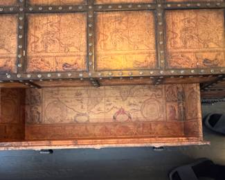 Pulaski Espaigne Cocktail Table with Drawers. Measures 45" x 45" x 20" H. Photo 5 of 5.