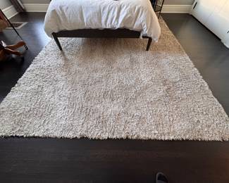 Light Grey Shag Rug - 2 Available. Measures 11' 11" x 12' 11". Photo 2 of 2.