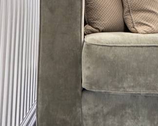 Two-Piece Sectional Sofa with Right Facing Chaise. Measures 117" W x 38" D. Chaise Measures 85" L. Photo 3 of 4.