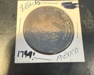 1744 Eight Reales Mexican